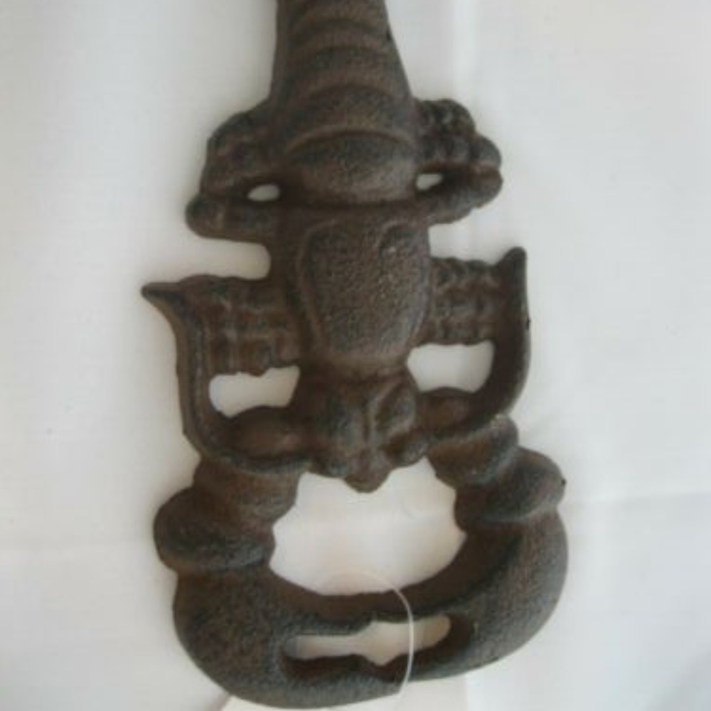 Cast Iron Lobster Bottle Opener 6" L NWT